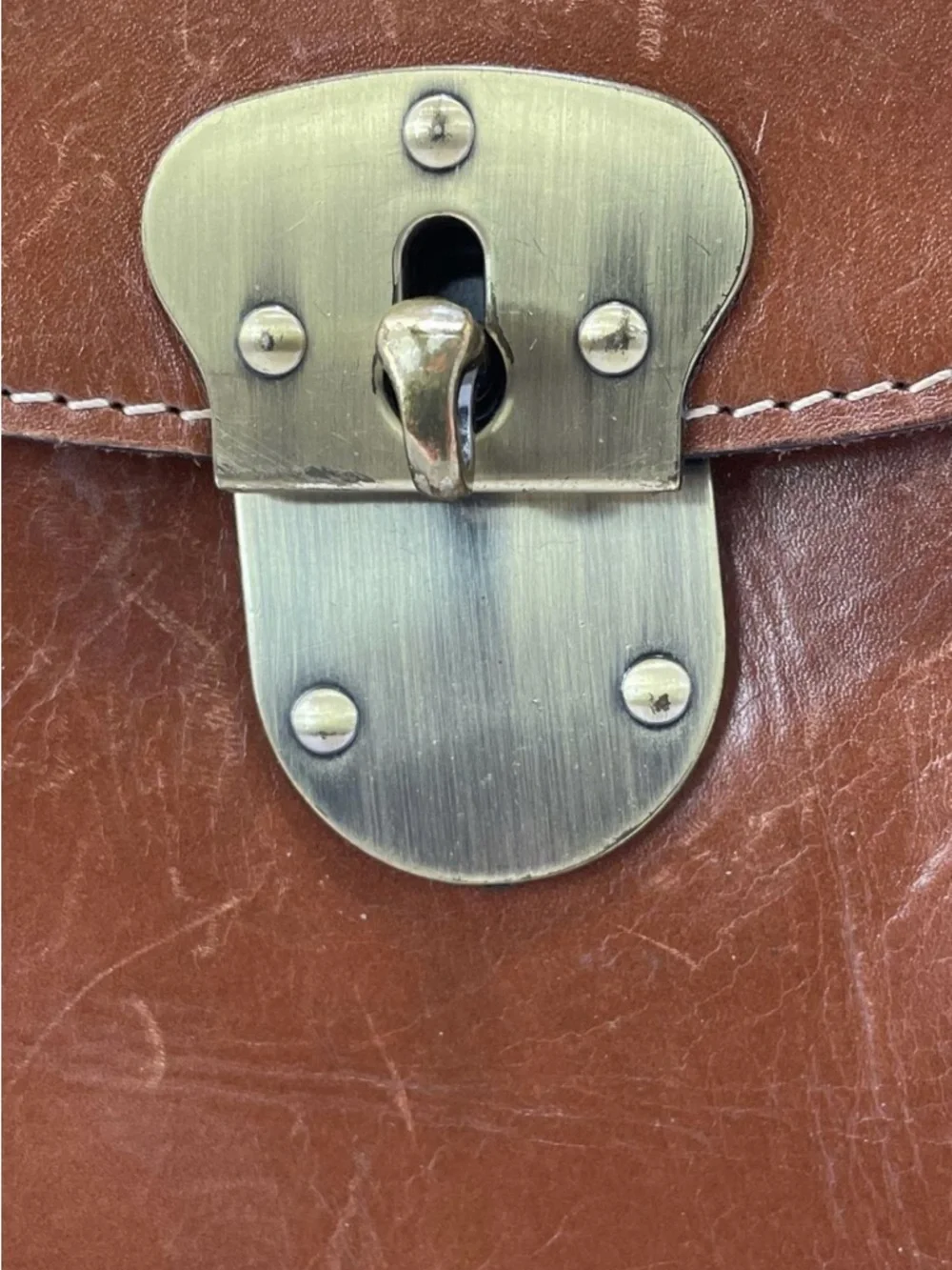 Patricia Nash Brown Leather  Crossbody - Picture 3 of 5